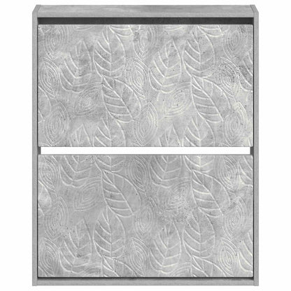 Wandgemonteerde Schoenkast DELFT 71 x 17 x 86 cm Bewerkt hout