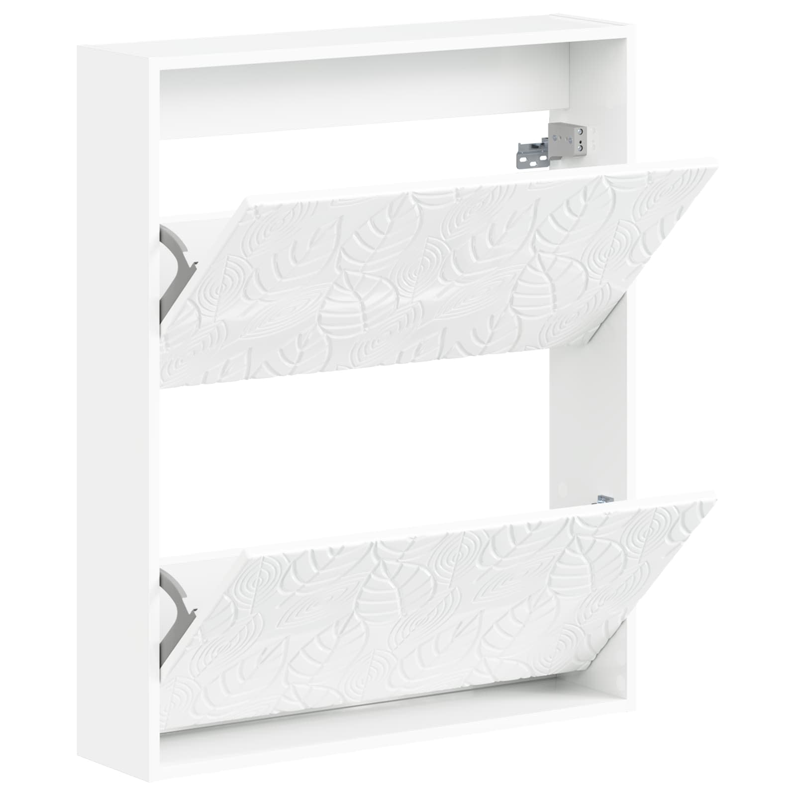 Wandgemonteerde Schoenkast DELFT 71 x 17 x 86 cm Bewerkt hout