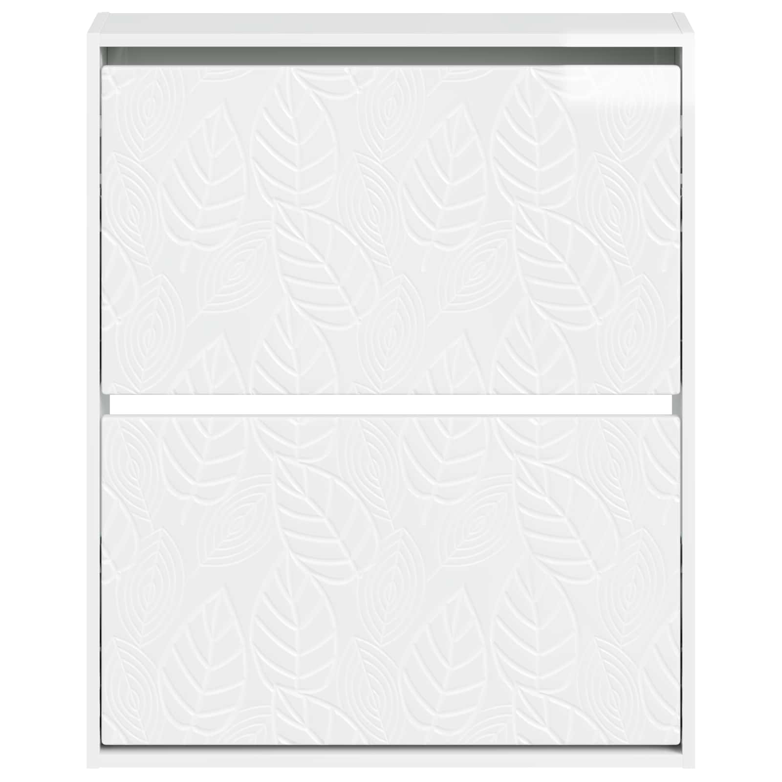 Wandgemonteerde Schoenkast DELFT 71 x 17 x 86 cm Bewerkt hout