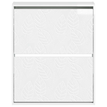 Wandgemonteerde Schoenkast DELFT 71 x 17 x 86 cm Bewerkt hout