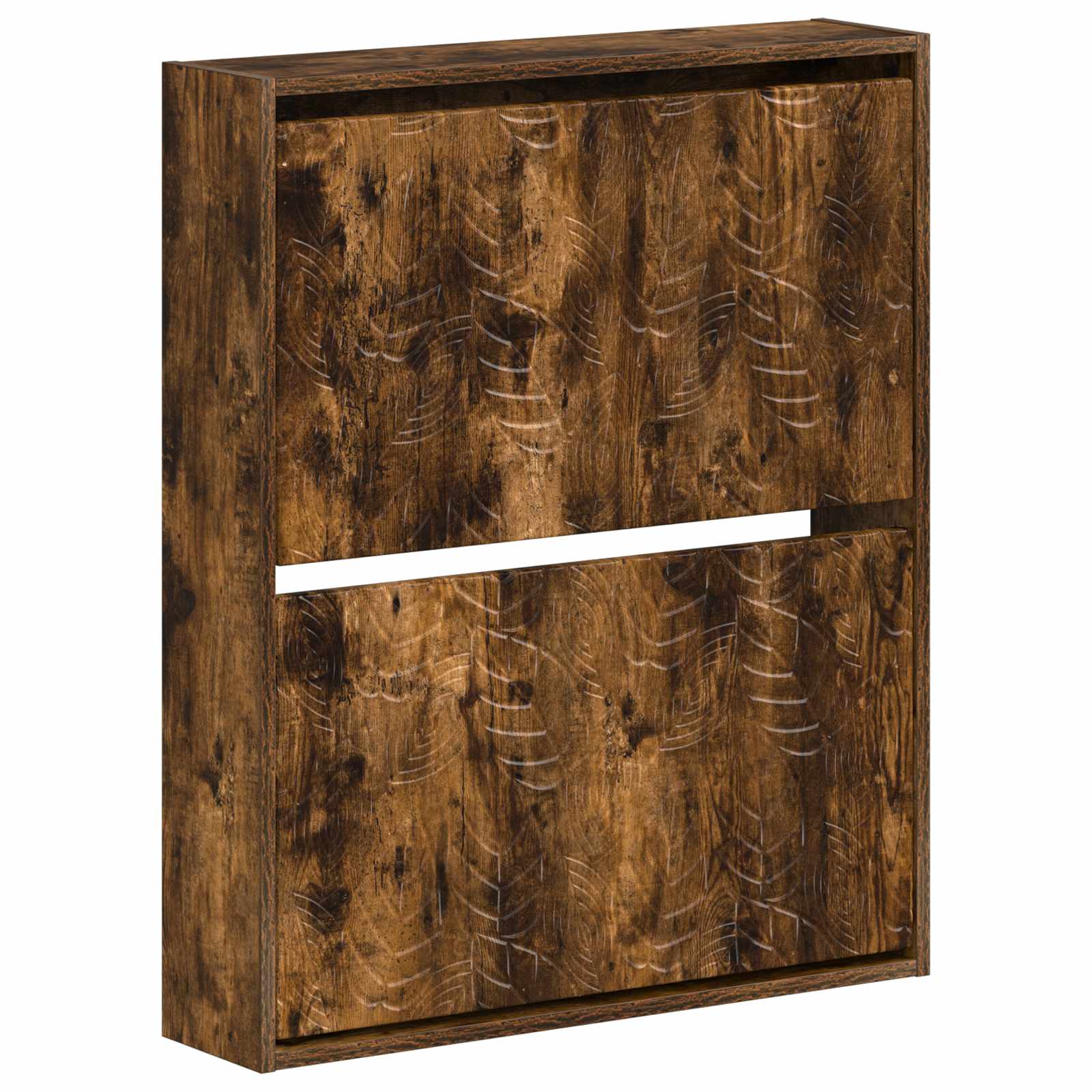 Wandgemonteerde Schoenkast DELFT 71 x 17 x 86 cm Bewerkt hout