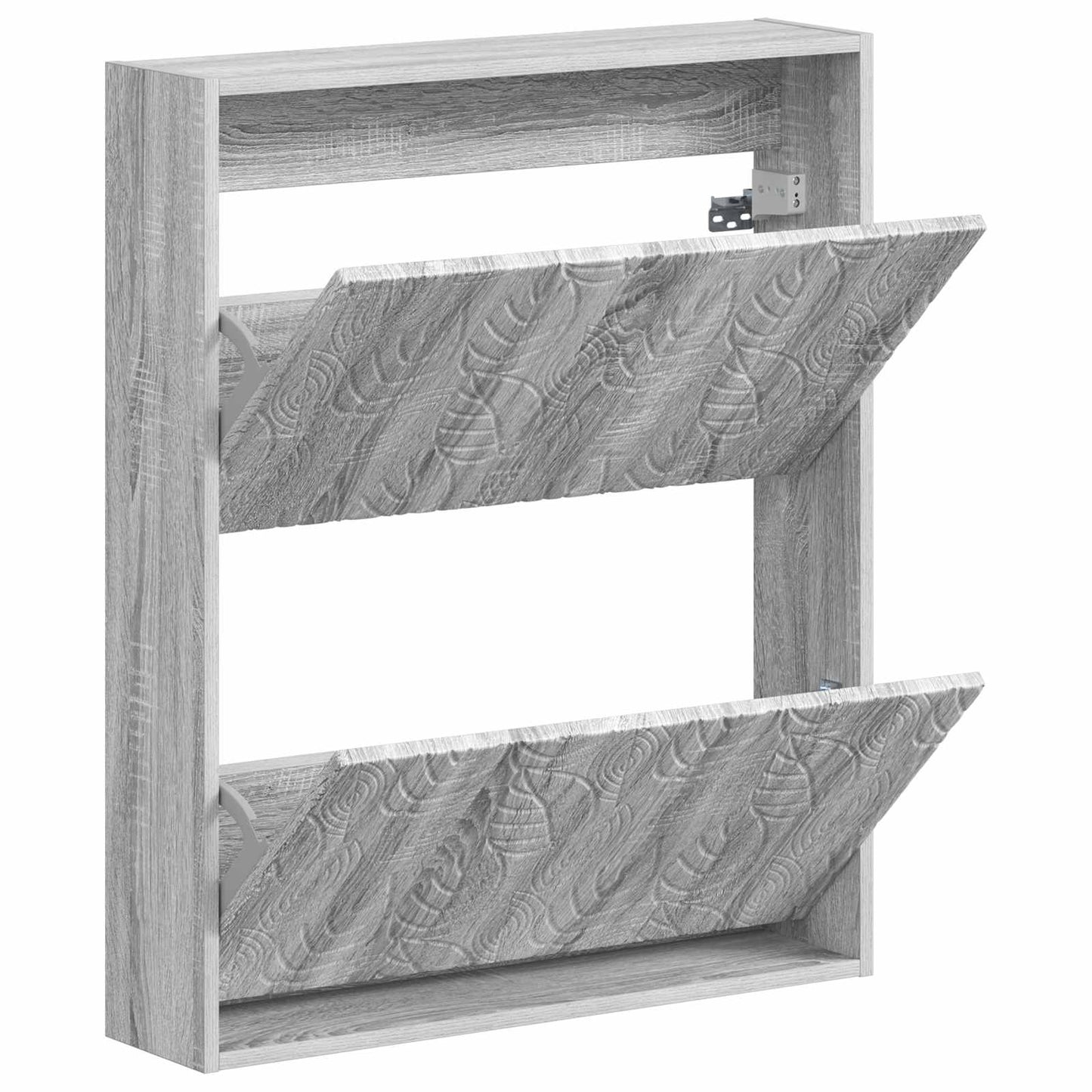 Wandgemonteerde Schoenkast DELFT 71 x 17 x 86 cm Bewerkt hout