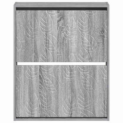 Wandgemonteerde Schoenkast DELFT 71 x 17 x 86 cm Bewerkt hout