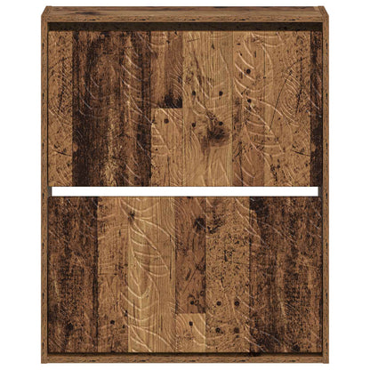 Wandgemonteerde Schoenkast DELFT 71 x 17 x 86 cm Bewerkt hout