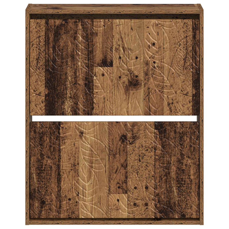 Wandgemonteerde Schoenkast DELFT 71 x 17 x 86 cm Bewerkt hout