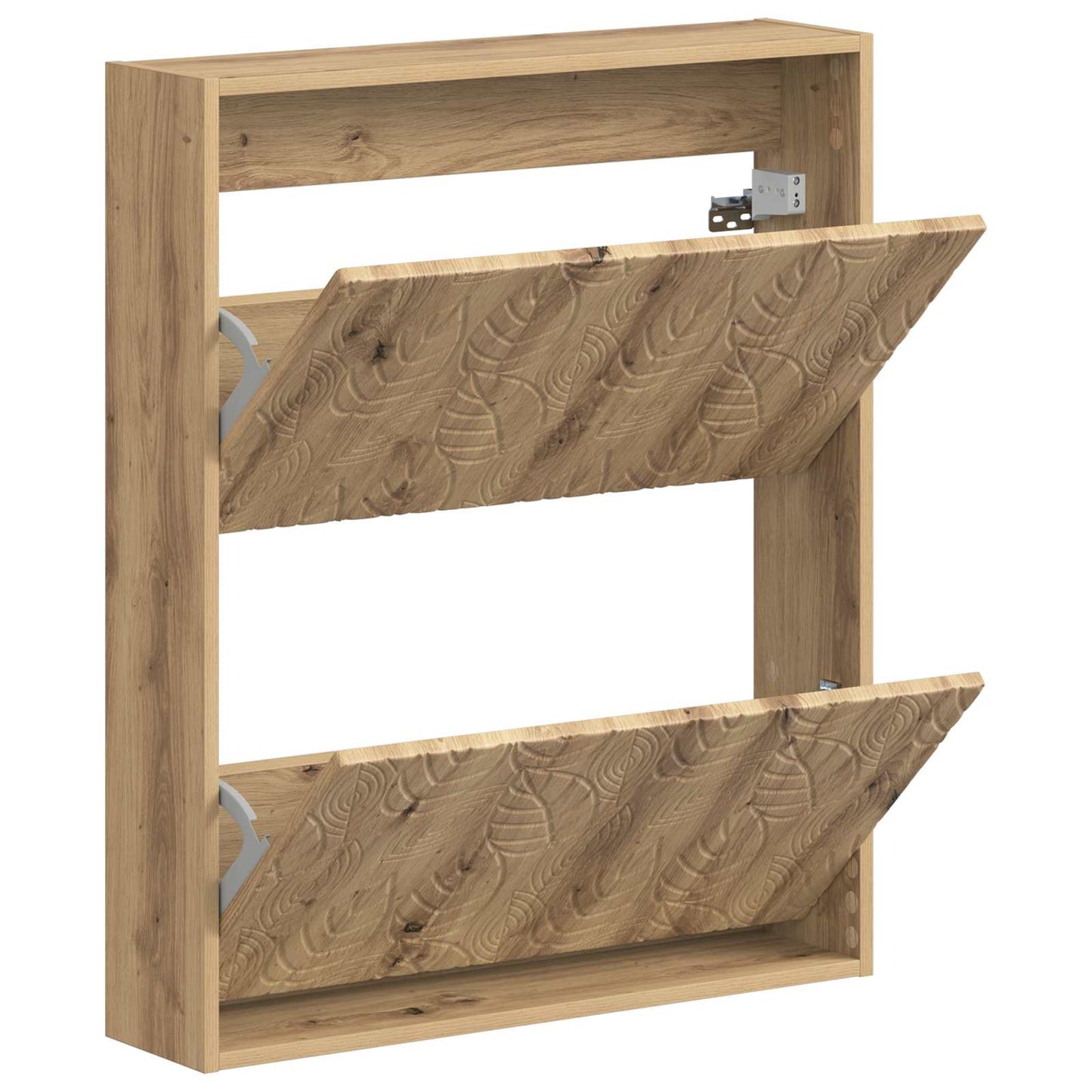 Wandgemonteerde Schoenkast DELFT 71 x 17 x 86 cm Bewerkt hout