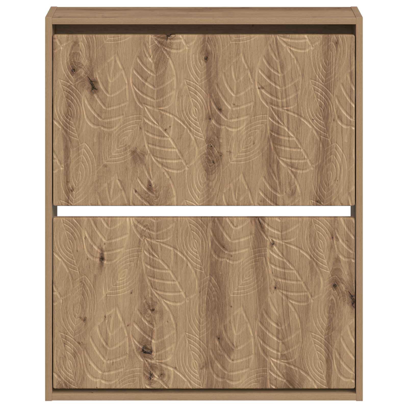 Wandgemonteerde Schoenkast DELFT 71 x 17 x 86 cm Bewerkt hout