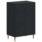 Schoenenkast Delft 59,5x39,5x90 cm bewerkt hout zwart