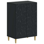 Schoenenkast Delft 59,5x39,5x90 cm bewerkt hout zwart