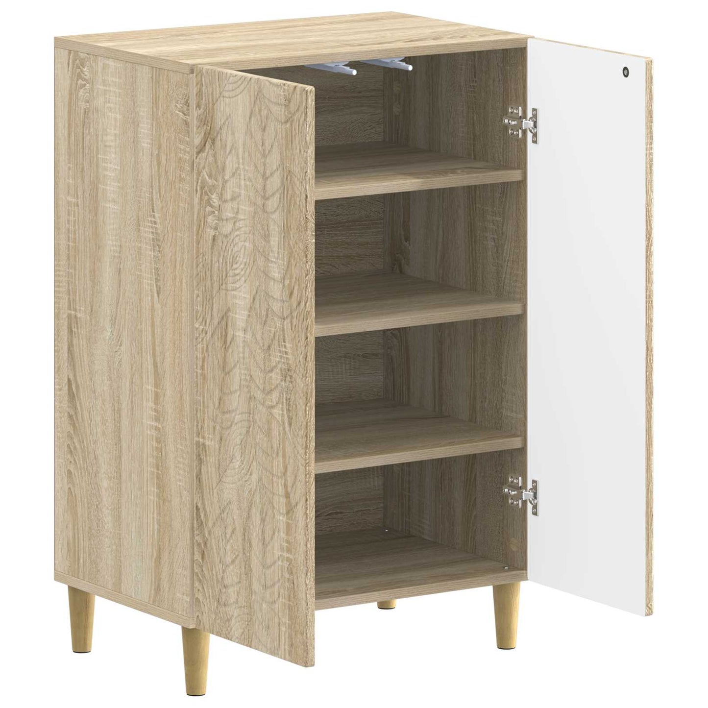 Schoenenkast DELFT 59,5 x 39,5 x 90 cm Bewerkt hout