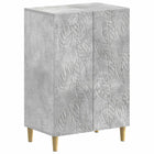 Schoenenkast DELFT 59.5x39.5x90 cm bewerkt hout betongrijs