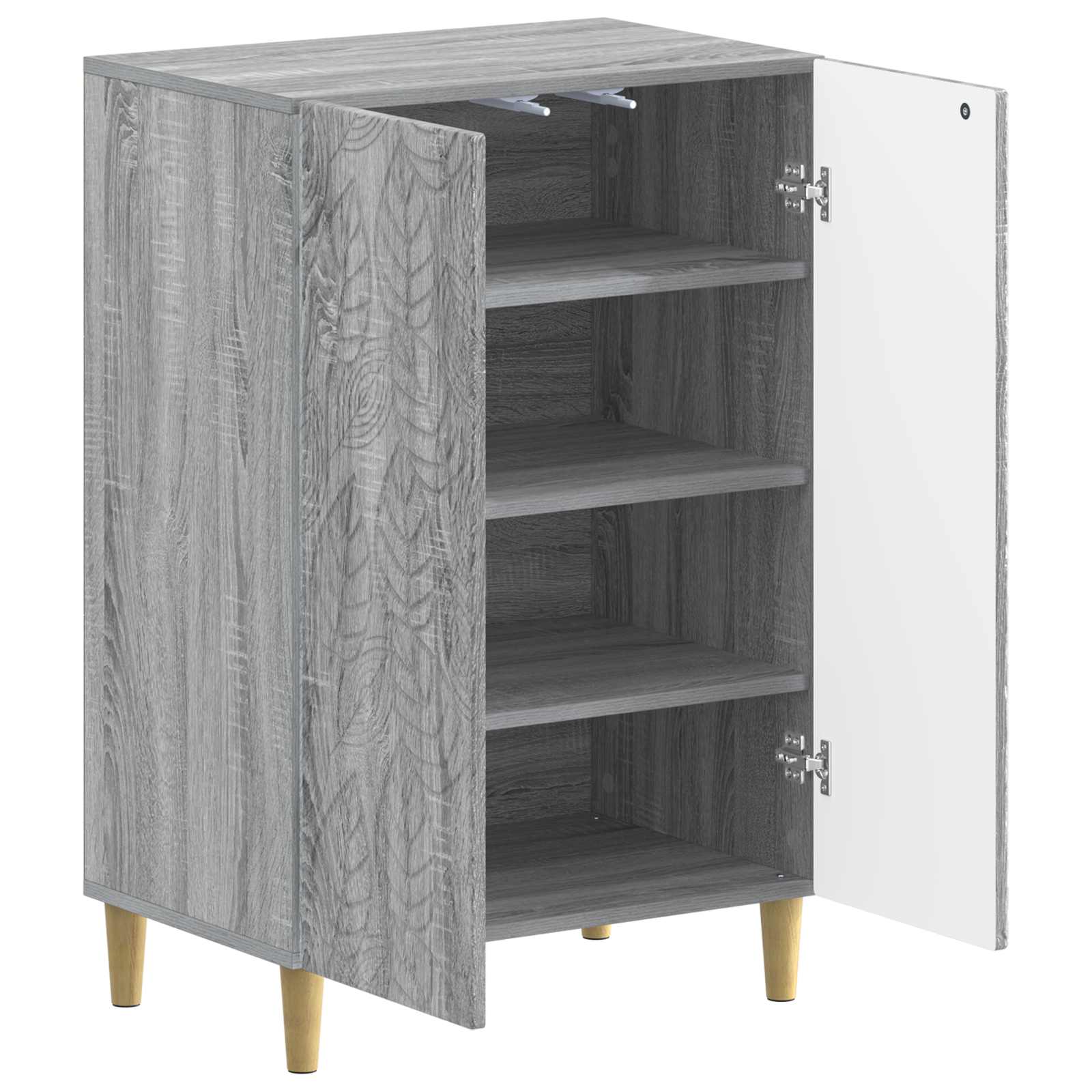 Schoenenkast DELFT 59,5 x 39,5 x 90 cm Bewerkt hout