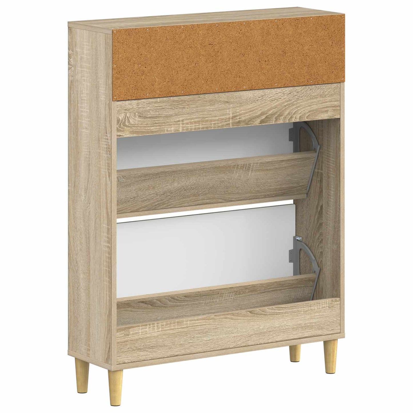 Schoenenkast DELFT 78 x 24 x 103 cm Bewerkt hout Sonoma Eiken