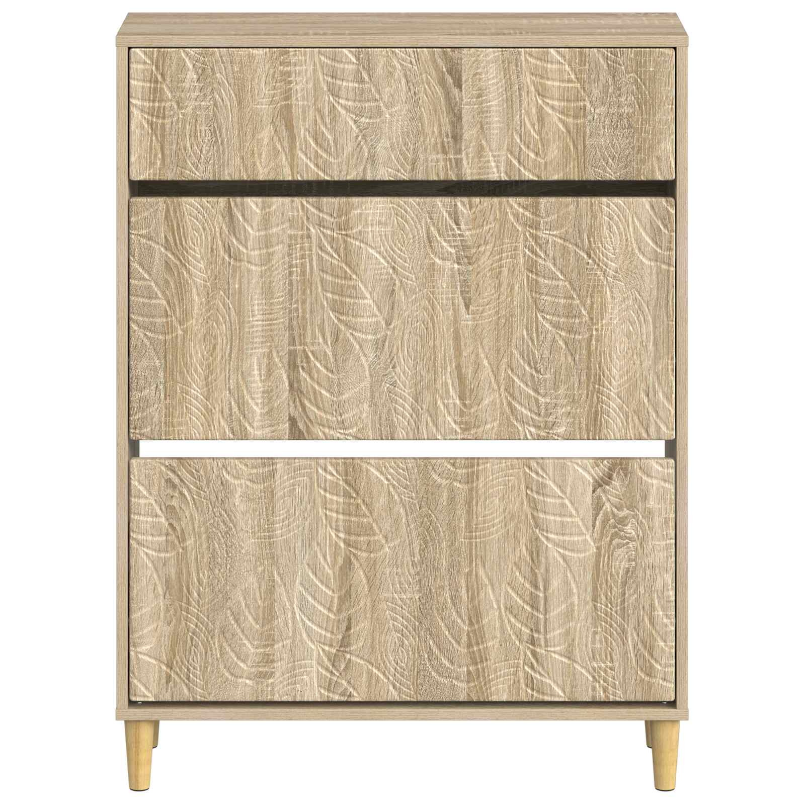 Schoenenkast DELFT 78 x 24 x 103 cm Bewerkt hout Sonoma Eiken
