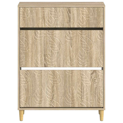Schoenenkast DELFT 78 x 24 x 103 cm Bewerkt hout Sonoma Eiken
