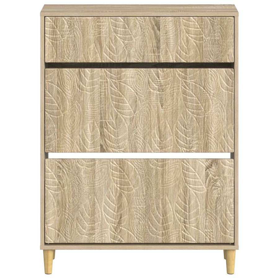 Schoenenkast DELFT 78 x 24 x 103 cm Bewerkt hout Sonoma Eiken