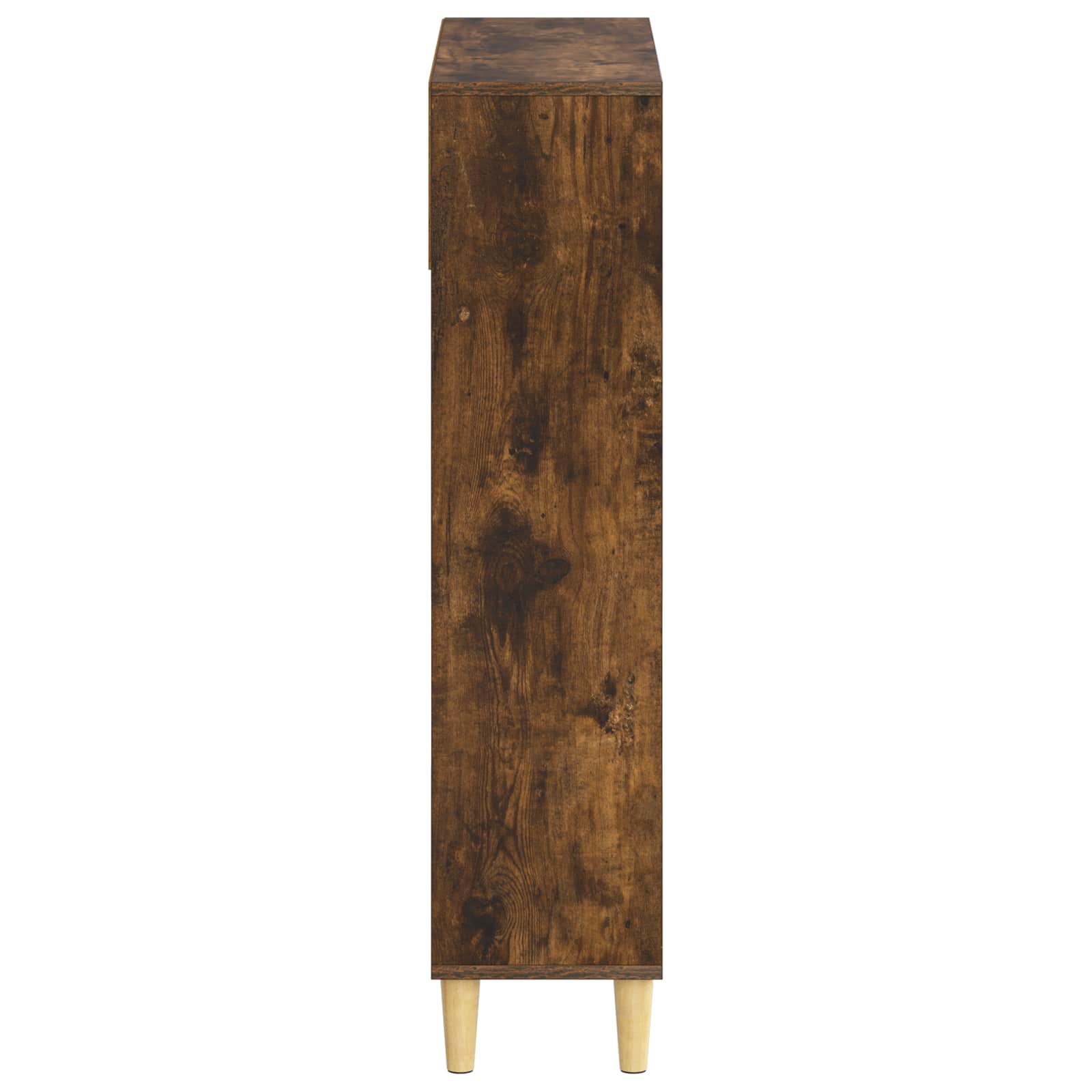Schoenenkast DELFT 78 x 24 x 103 cm Bewerkt hout Gerookt eiken