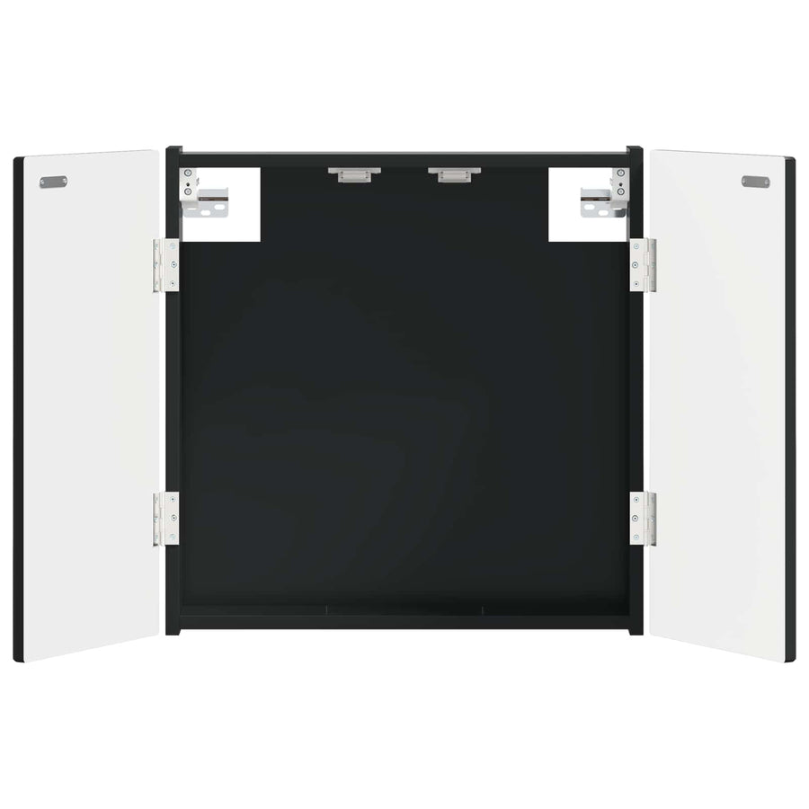 Dartbord Kabinet DELFT Zwart 52,5 x 10,5 x 53,5 cm Bewerkt hout
