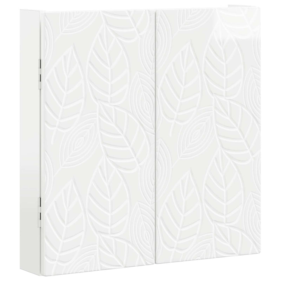 Dartbord Kabinet DELFT Hoogglans Wit 52,5 x 10,5 x 53,5 cm