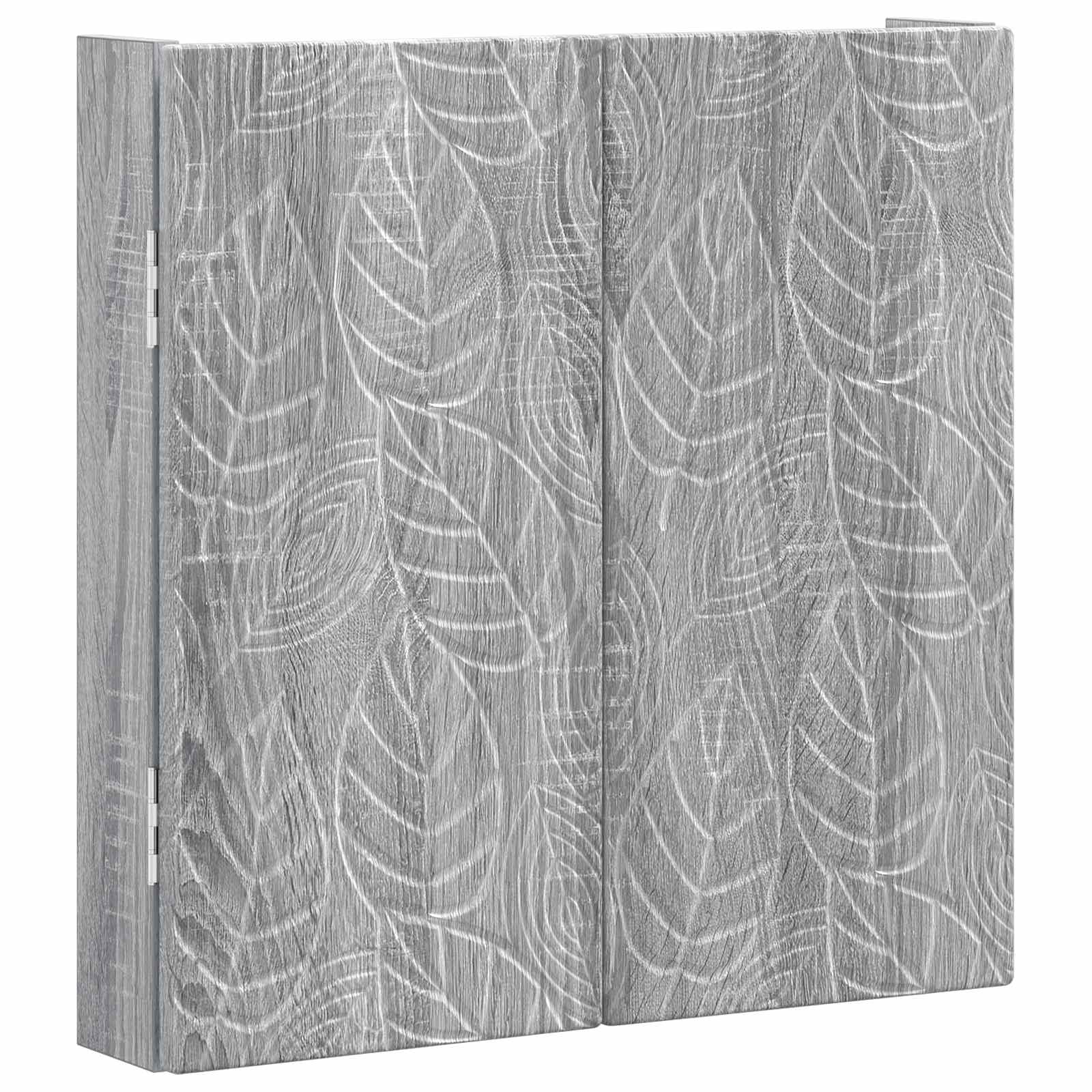 Dartbord Kabinet DELFT Grijs Sonoma 52,5 x 10,5 x 53,5 cm