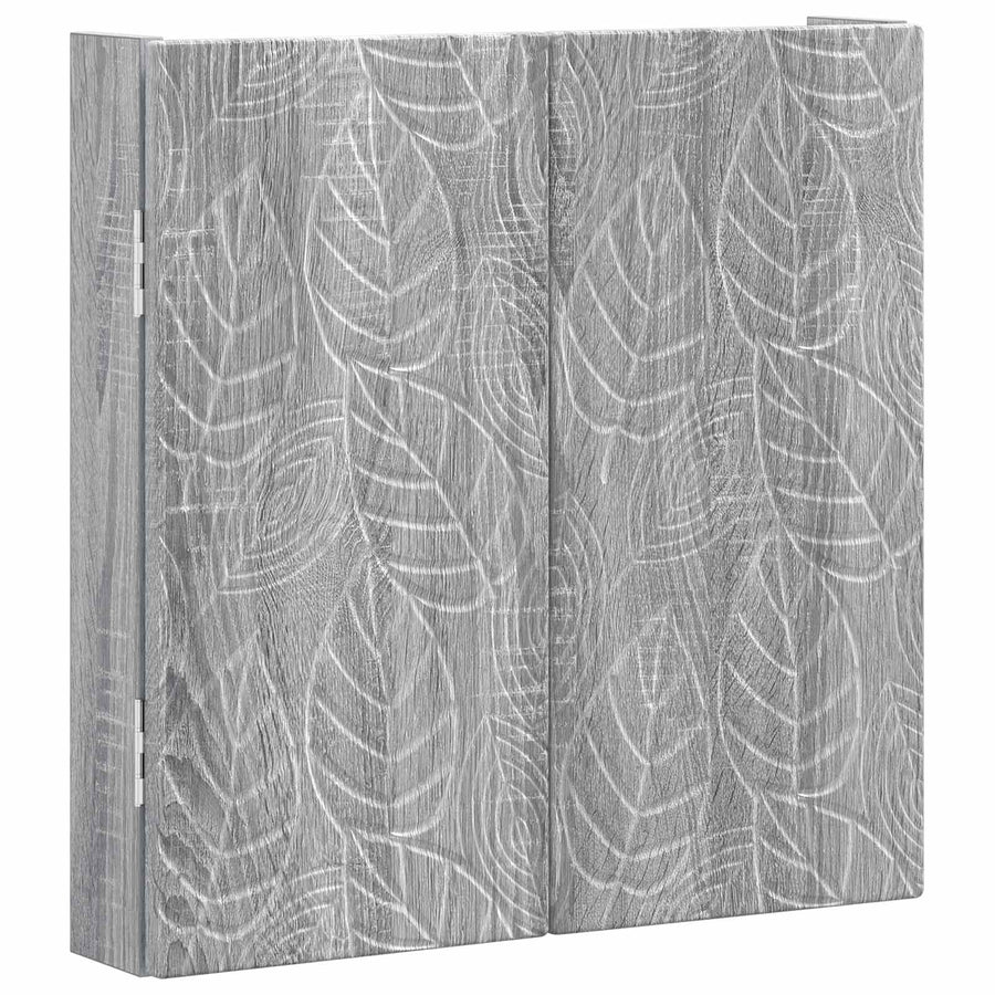 Dartbord Kabinet DELFT Grijs Sonoma 52,5 x 10,5 x 53,5 cm