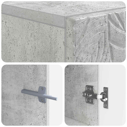 Tv-meubel Betongrijs Bewerkt hout