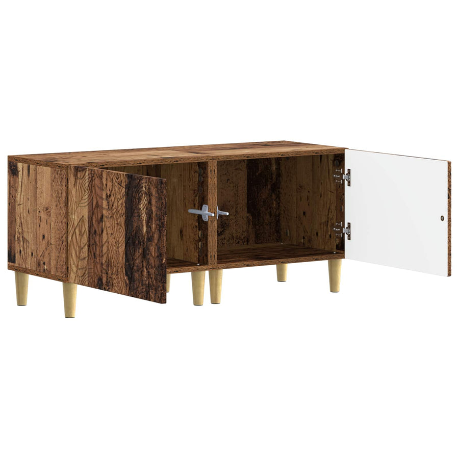 Tv-meubel Oud hout Bewerkt hout