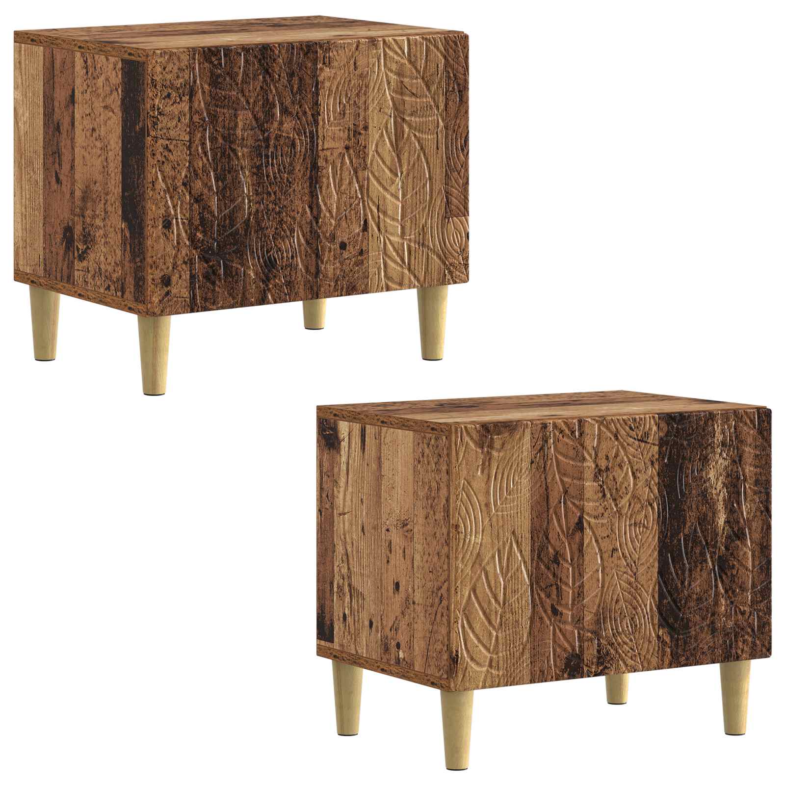 Tv-meubel Oud hout Bewerkt hout