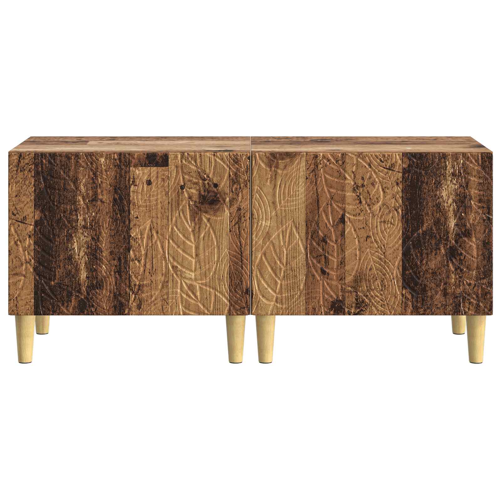 Tv-meubel Oud hout Bewerkt hout