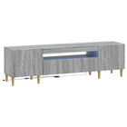 TV-meubel 120 cm grijs Sonoma bewerkt hout