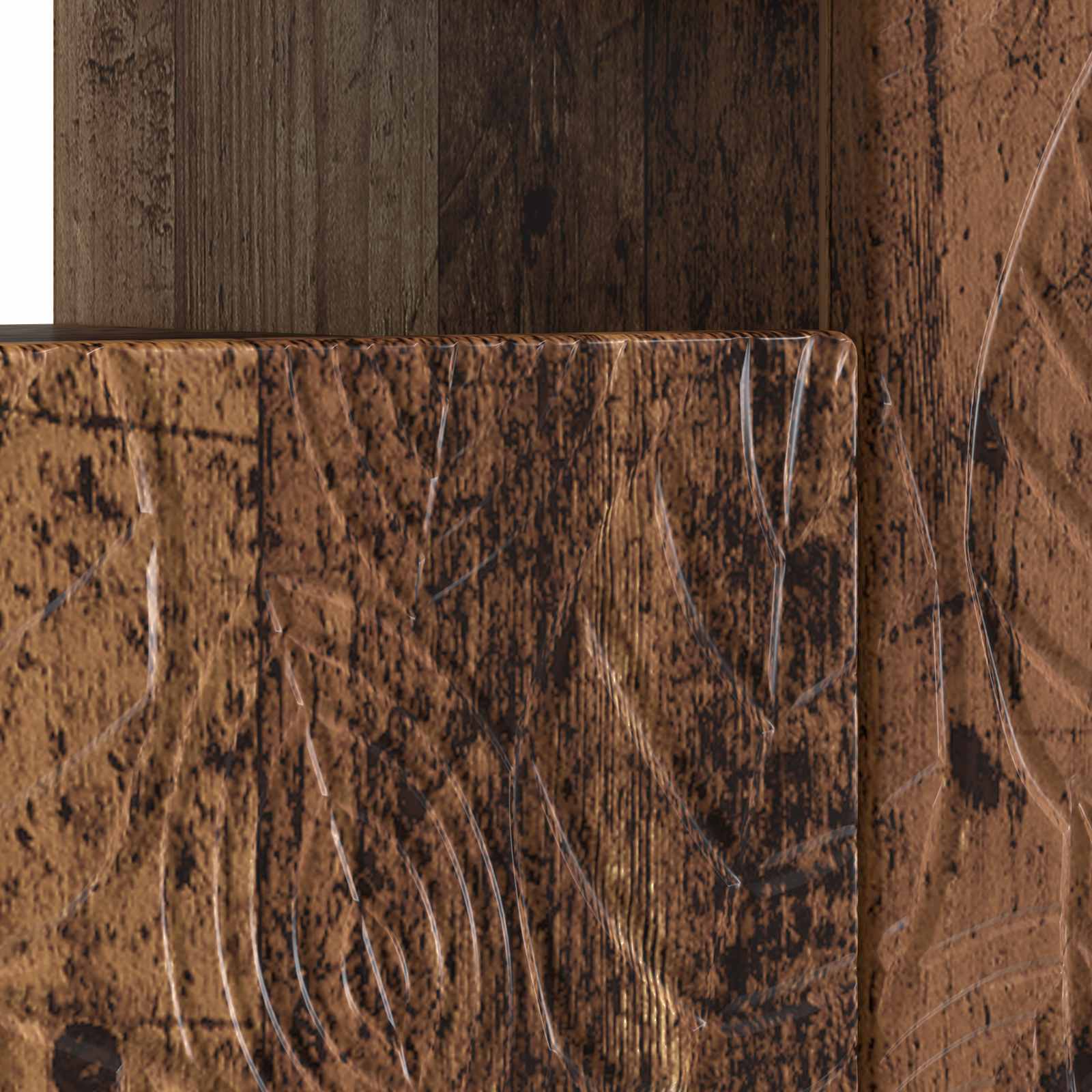 LED tv-meubel Oud hout Bewerkt hout