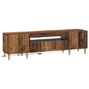 Tv-meubel oud hout bewerkt hout 140 cm