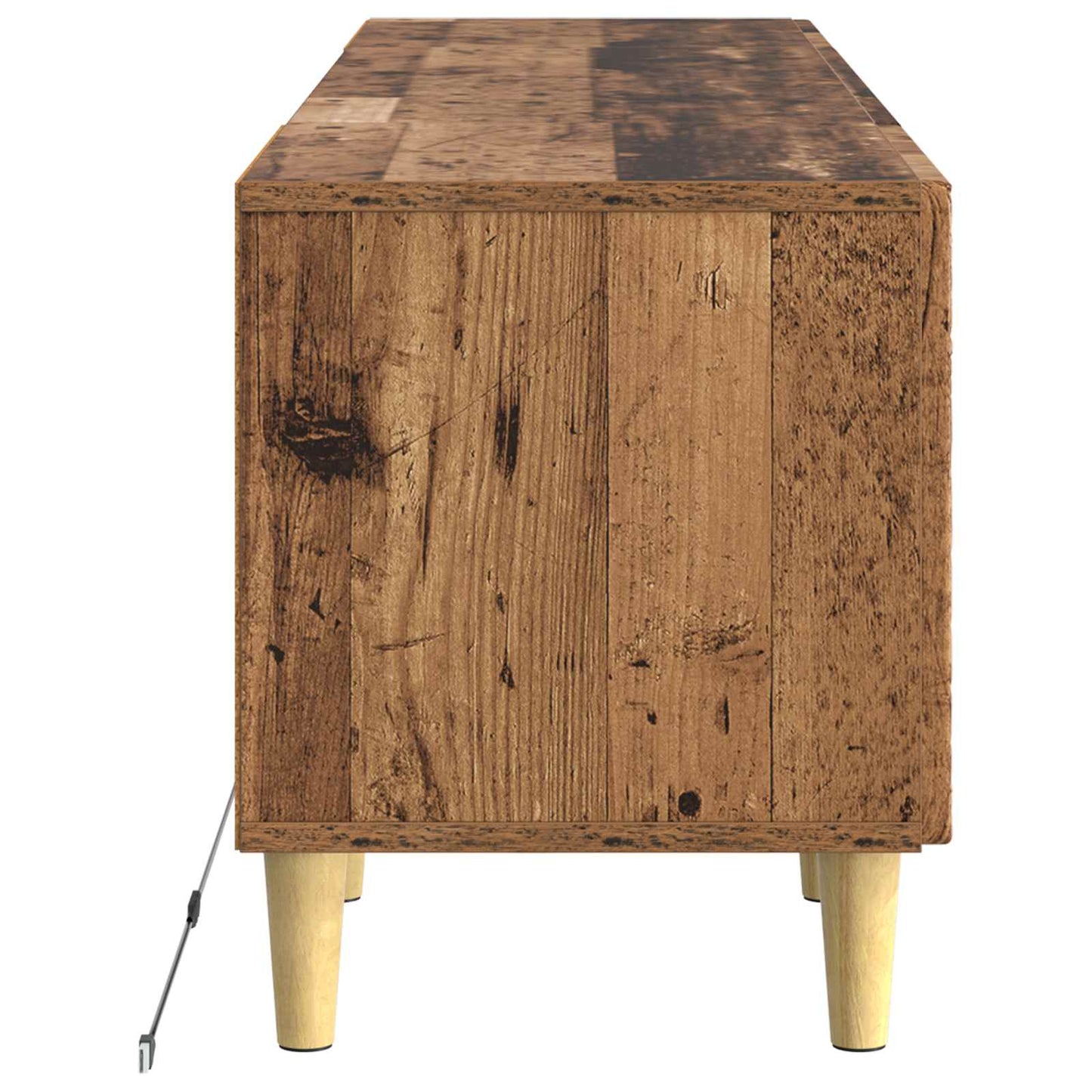 LED tv-meubel Oud hout Bewerkt hout