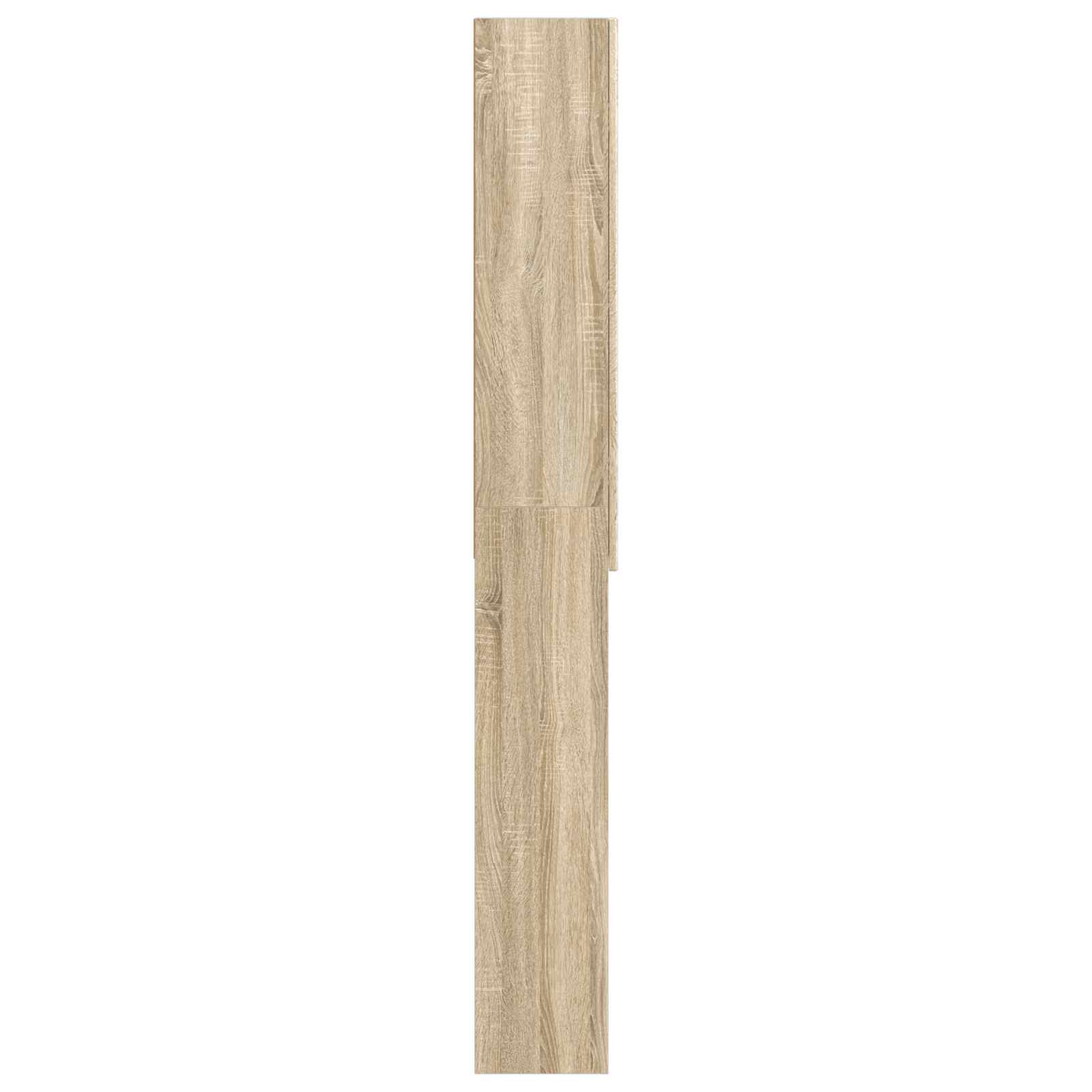 Toiletkast DELFT Sonoma Eiken 66 x 25,5 x 190 cm Bewerkt hout
