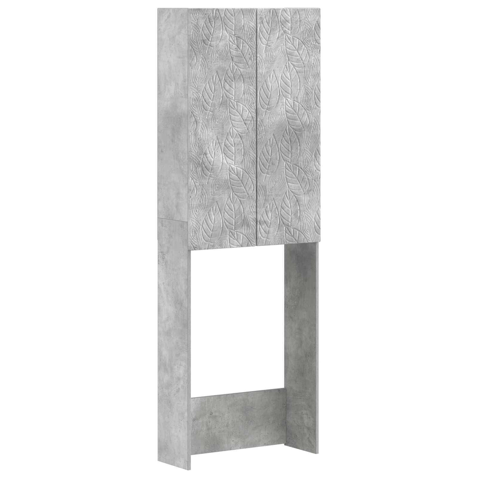 Toiletkast DELFT Betongrijs 66 x 25,5 x 190 cm Bewerkt hout