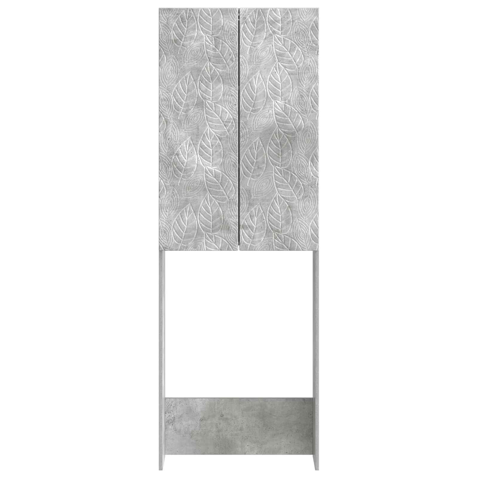 Toiletkast DELFT Betongrijs 66 x 25,5 x 190 cm Bewerkt hout