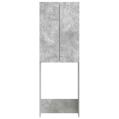 Toiletkast DELFT Betongrijs 66 x 25,5 x 190 cm Bewerkt hout
