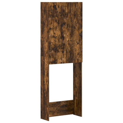 Toiletkast DELFT Gerookt eiken 66 x 25,5 x 190 cm Bewerkt hout