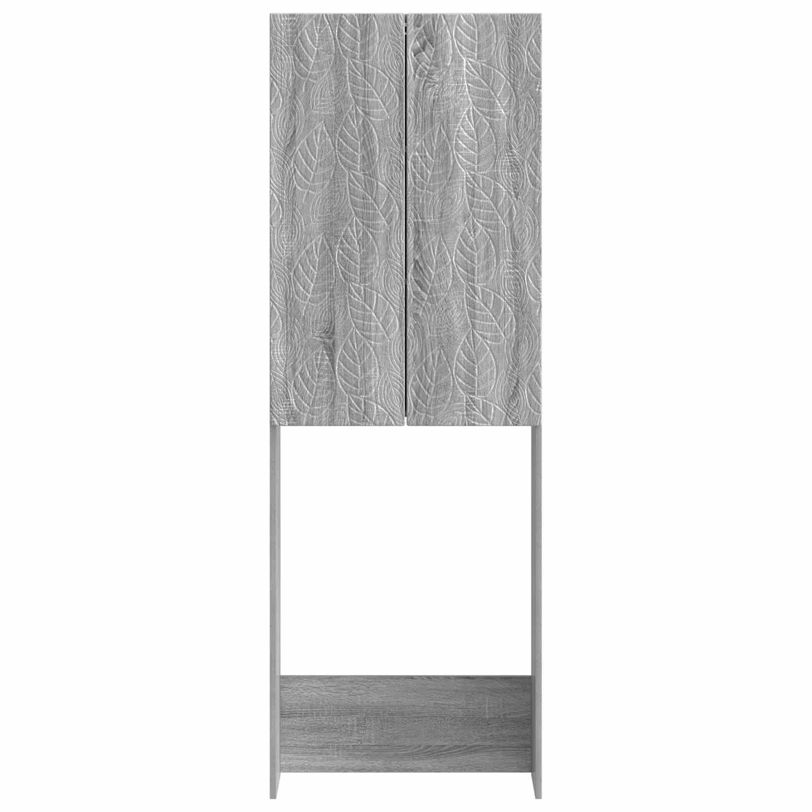 Toiletkast DELFT Grijs Sonoma 66 x 25,5 x 190 cm Bewerkt hout
