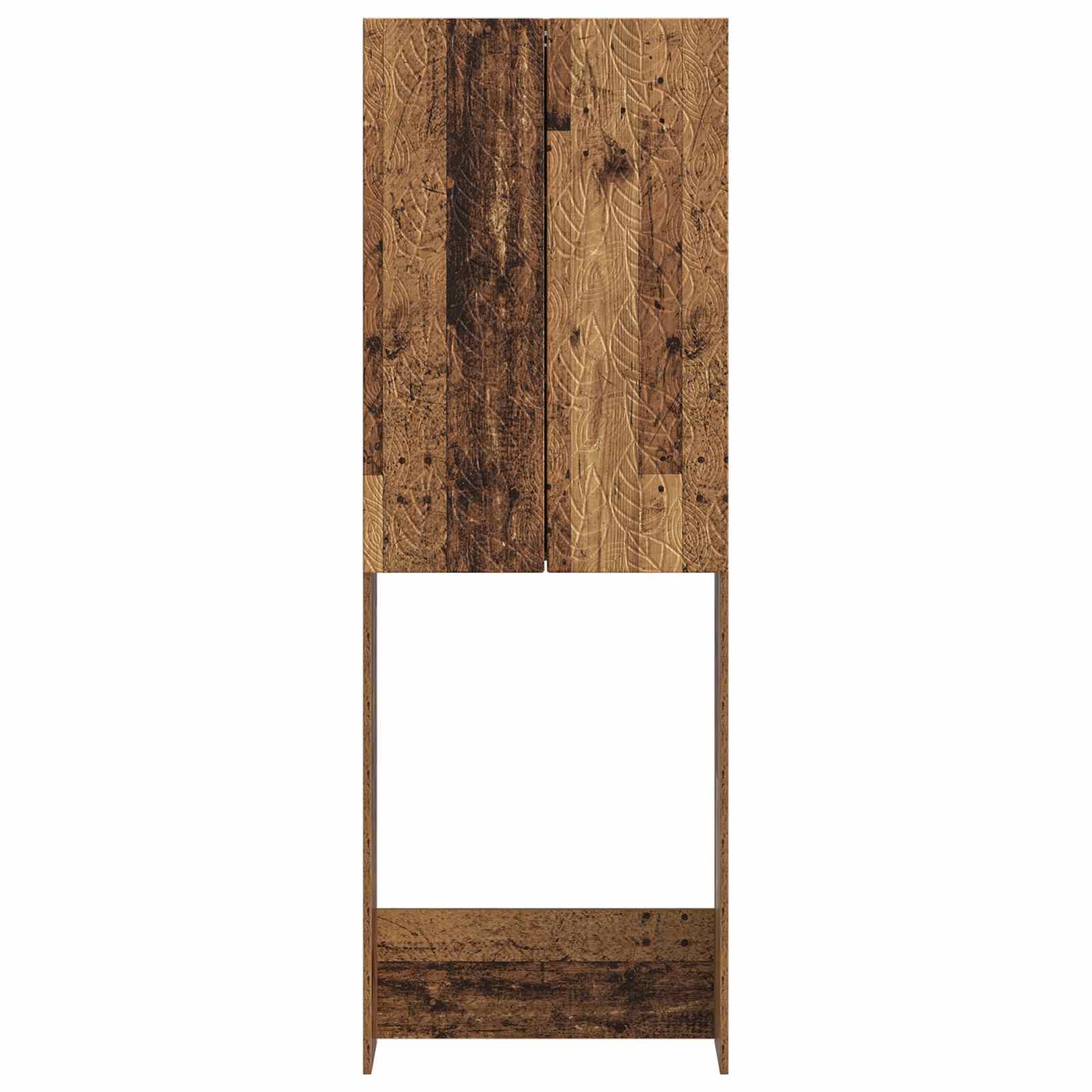Toiletkast DELFT Oud hout 66 x 25,5 x 190 cm Bewerkt hout