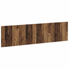 Hoofdeinde 200x3x50 cm oud hout bewerkt hout wandmontage