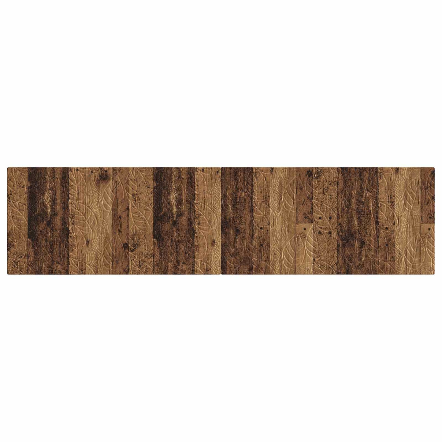 Wandgemonteerd Hoofdeinde DELFT Oud hout Bewerkt hout