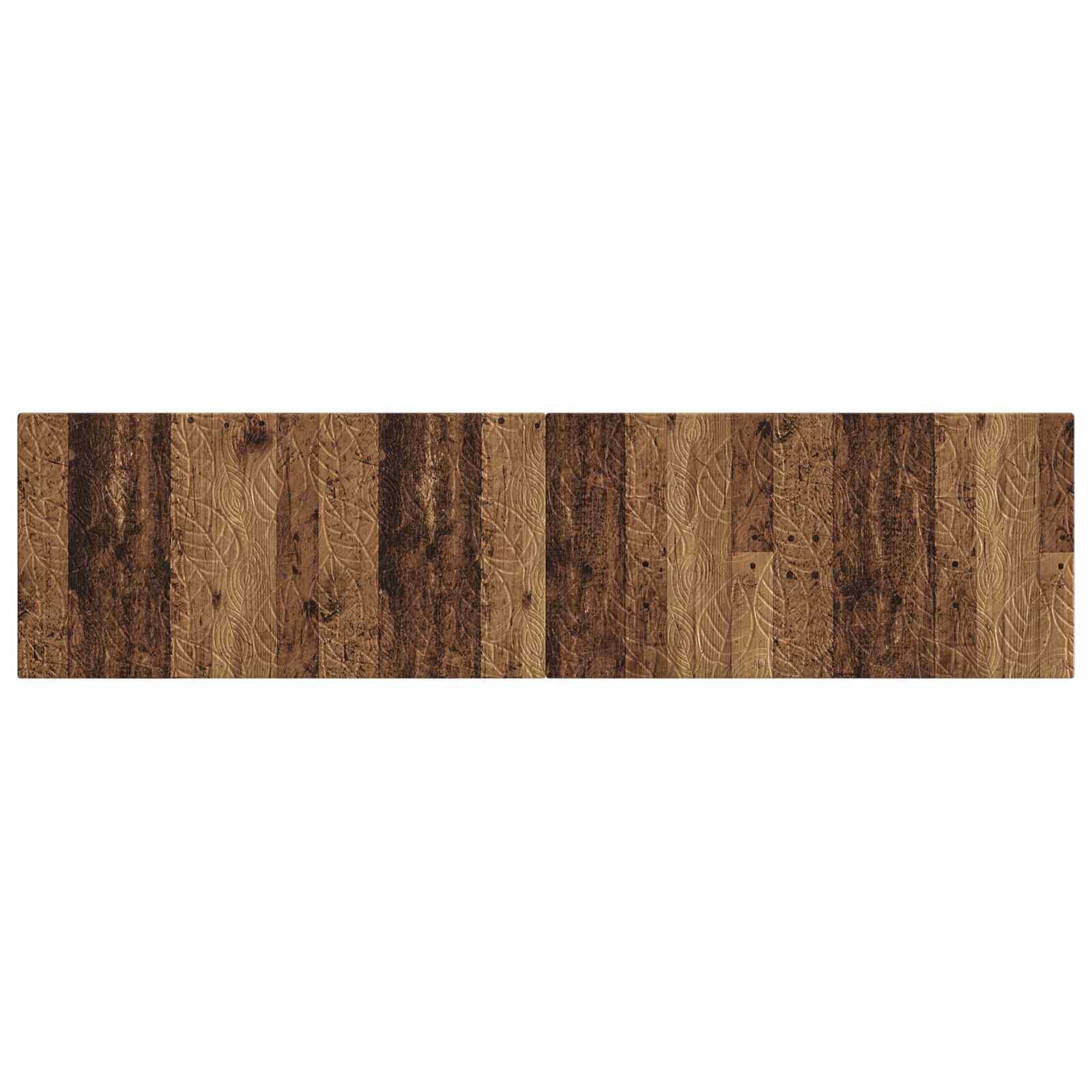 Wandgemonteerd Hoofdeinde DELFT Oud hout Bewerkt hout