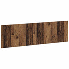 Hoofdbord wandmontage 180 cm oud hout