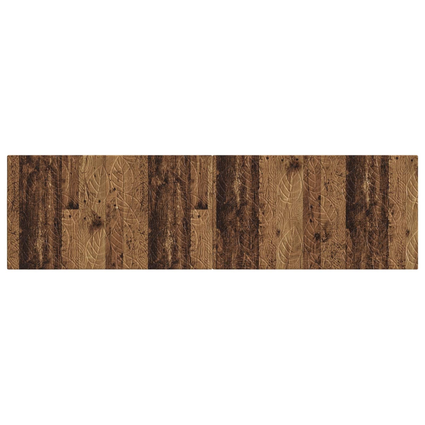 Wandgemonteerd Hoofdeinde DELFT Oud hout Bewerkt hout