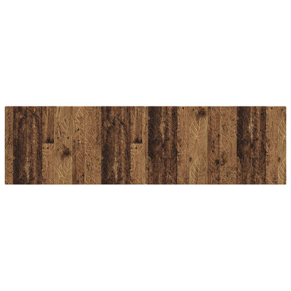 Wandgemonteerd Hoofdeinde DELFT Oud hout Bewerkt hout