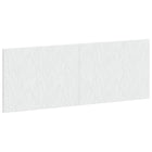 Hoofdbord wandmontage 140x50 cm bewerkt hout wit