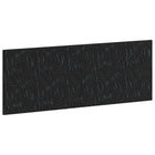 Hoofdeinde DELFT wandmontage 140x3x50 cm zwart