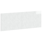 Hoofdbord wandmontage 140x50 cm hoogglans wit