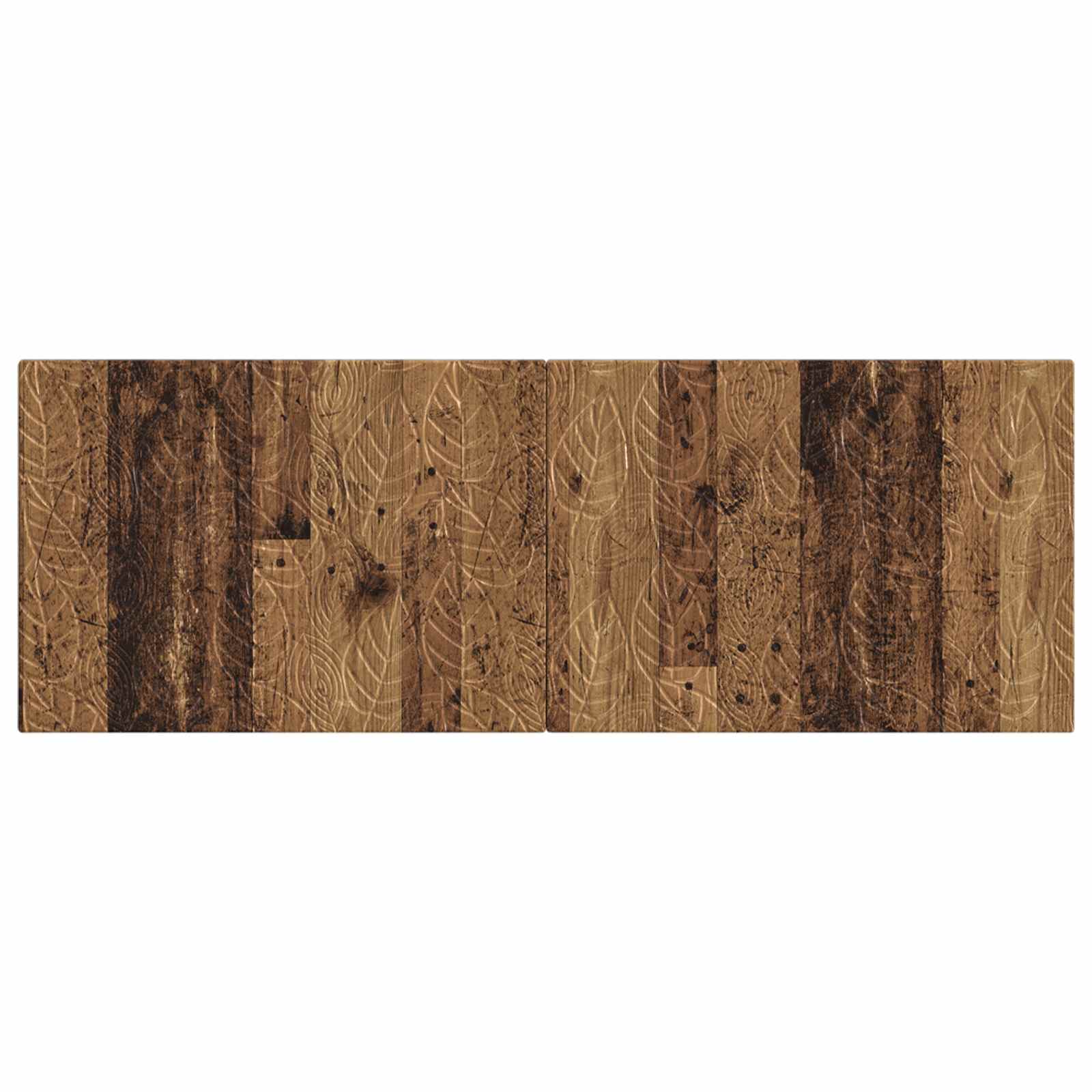 Wandgemonteerd Hoofdeinde DELFT Oud hout Bewerkt hout